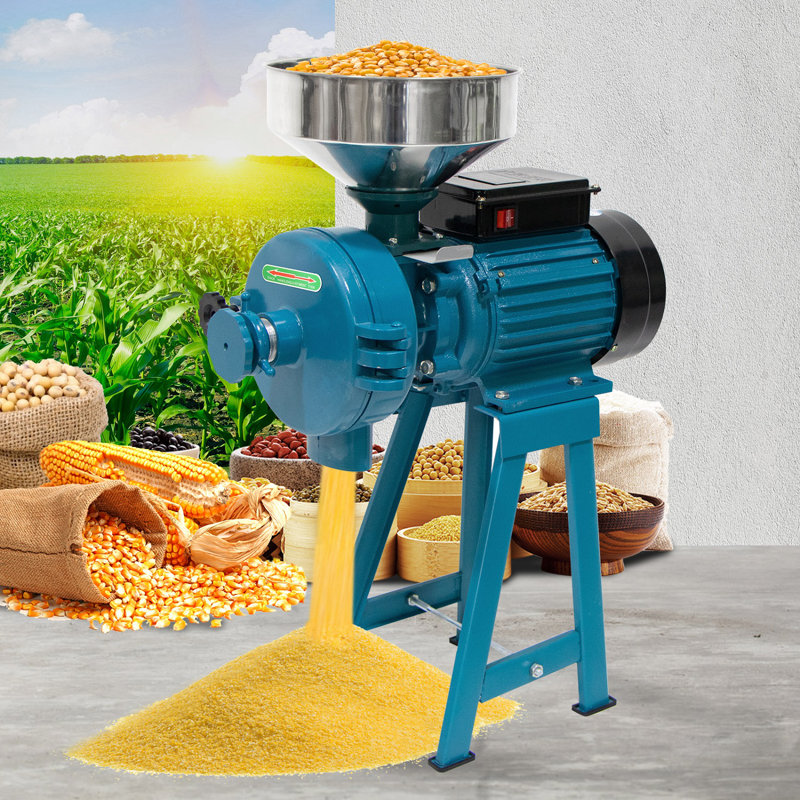 JTANGL Grain Mills, Upgraded 3000W Wet Dry Cereals Grinder Electric Grain Grinder Corn Mill